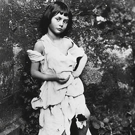 Portrait of Alice Liddell taken by Lewis Carroll,1858